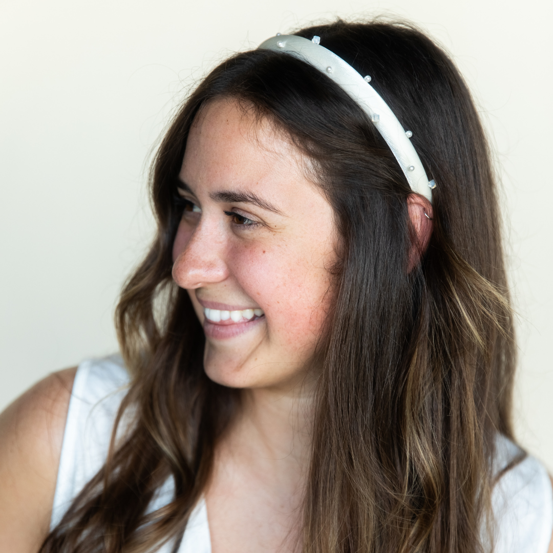 Padded Headband - Pearls