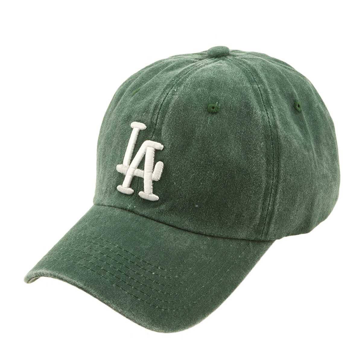 LA 3D Embroidery Pigment Baseball Cap - For Women
