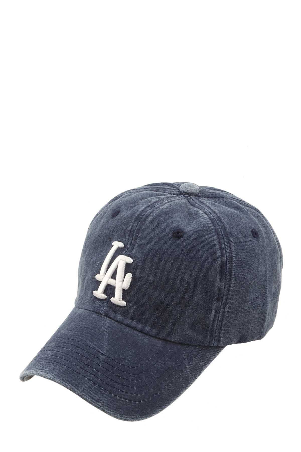 NEW COLOR LA 3D EMBROIDERY PIGMENT BASEBALL CAP