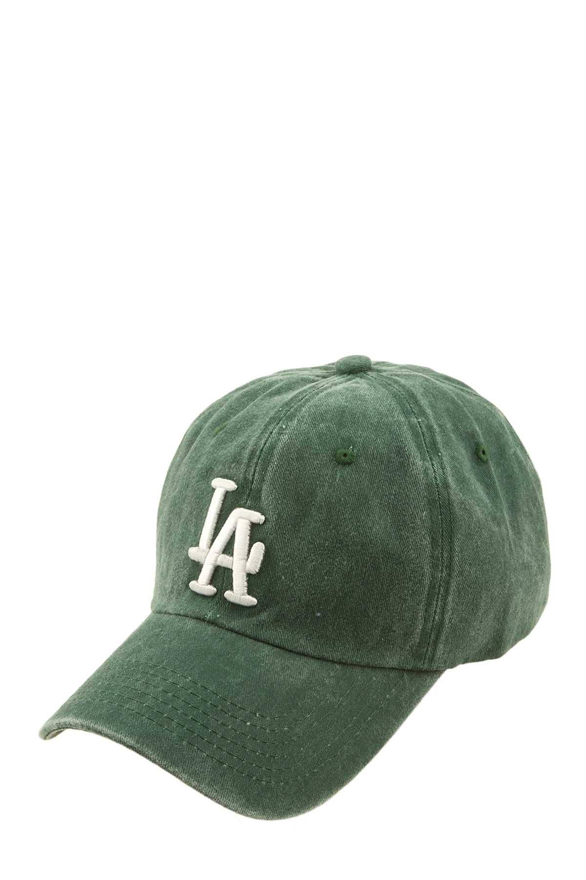 NEW COLOR LA 3D EMBROIDERY PIGMENT BASEBALL CAP