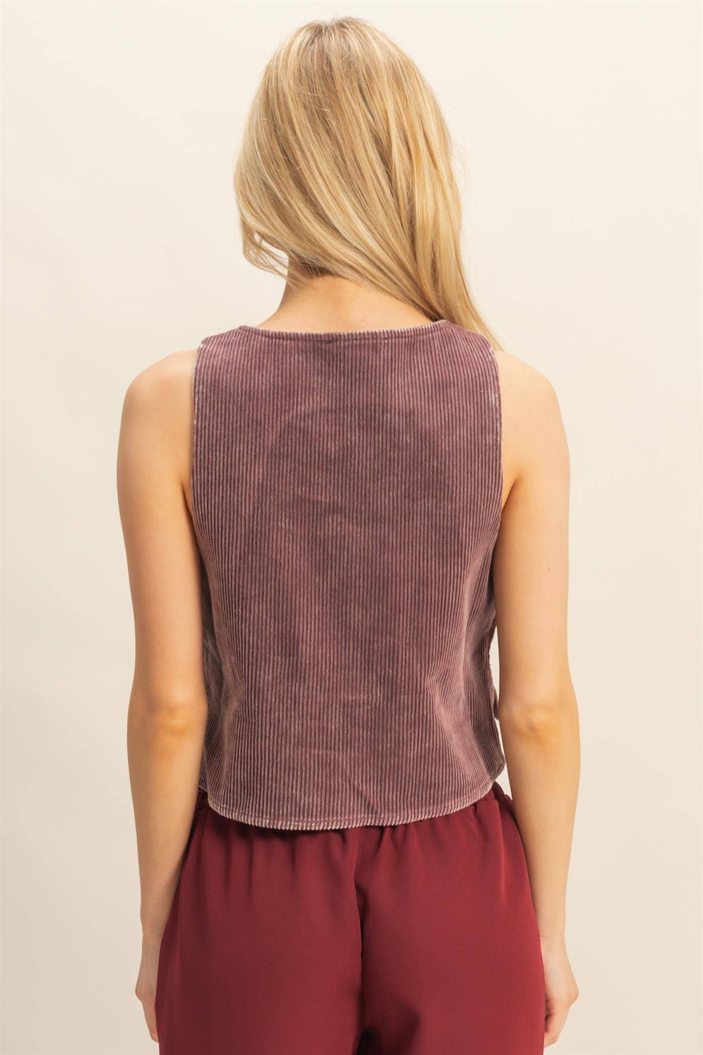 Snow Garment Washed Corduroy Vest