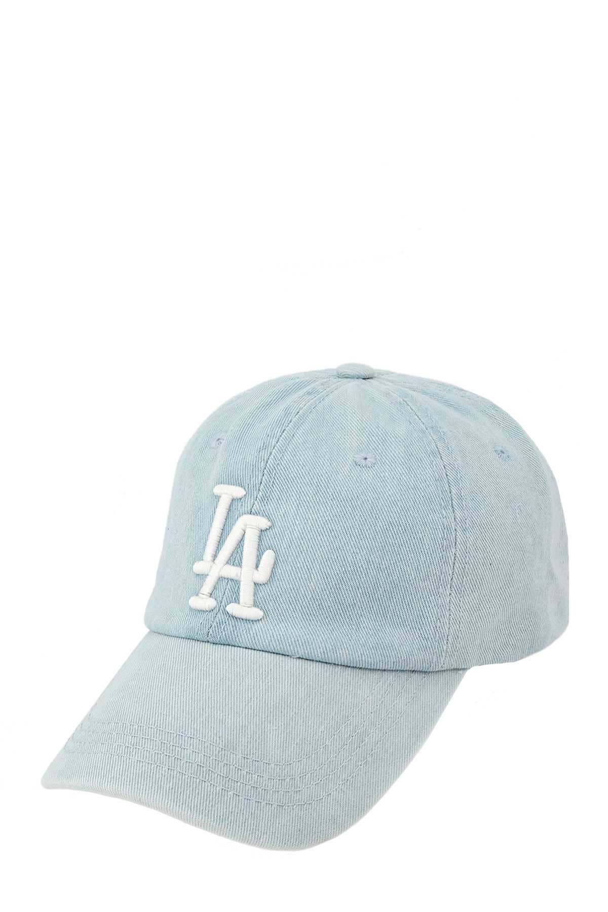LA 3D Embroidery Pigment Baseball Cap - For Women