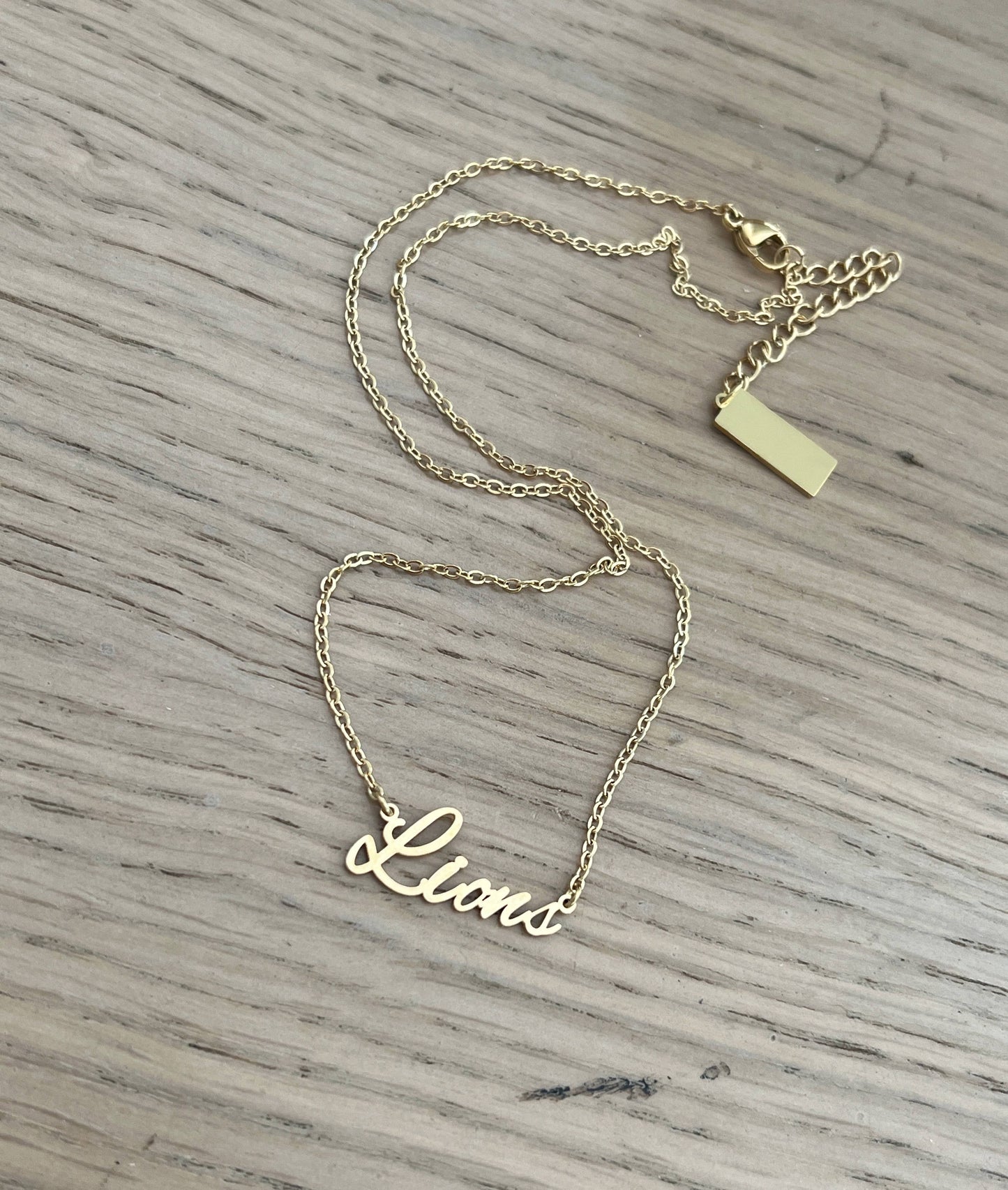 Lions Necklace- Lions Football Fans Lions GameDay Necklace