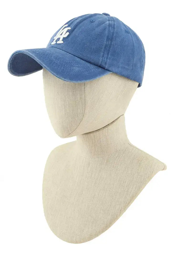 LA 3D Embroidery Pigment Baseball Cap - For Women