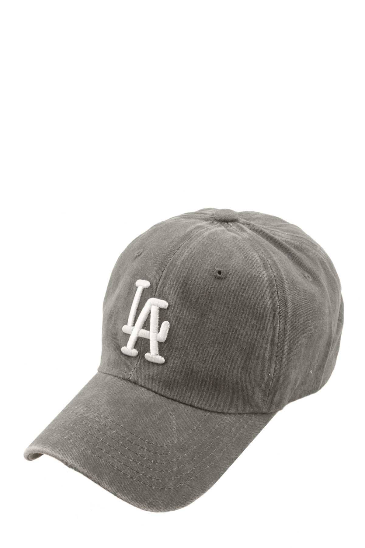 NEW COLOR LA 3D EMBROIDERY PIGMENT BASEBALL CAP